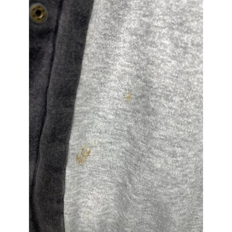 Yukon Trail Denim Jacket Hooded Mens Size XL Varsity Button Up Vintage