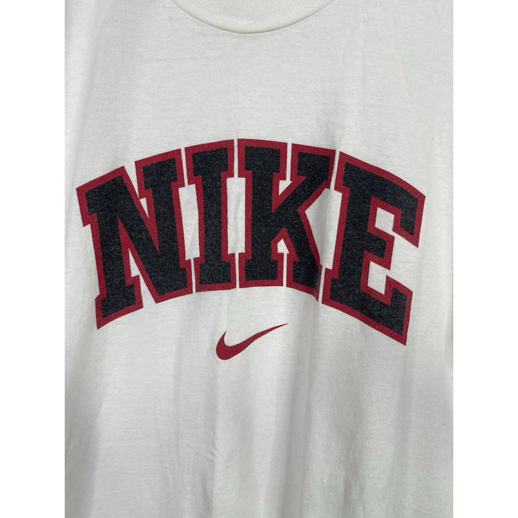 Men’s Vintage 90s Nike Sportswear Red Swoosh USA Short Sleeve Tee Sz XL