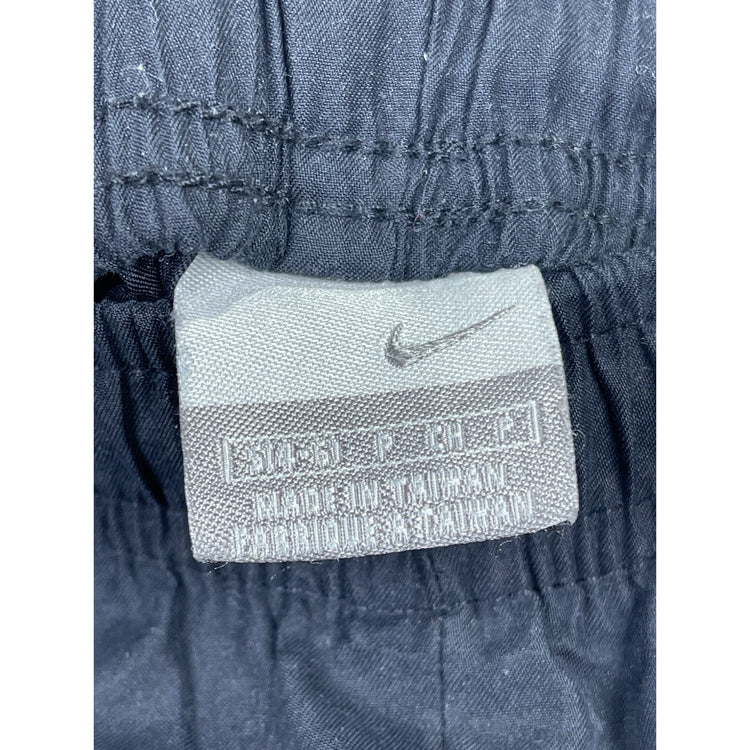Kids Y2k Nike Black & White Small 4-6 Track Sweatpants