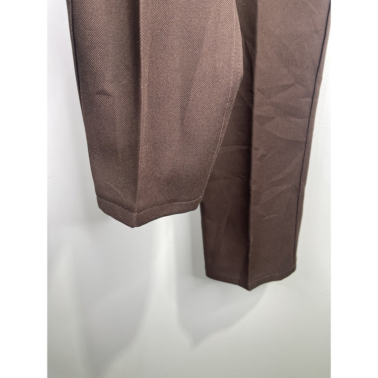 Vintage Levis Sta-Prest Pants Mens 40x32 Brown Straight Leg Dress Slacks 90s