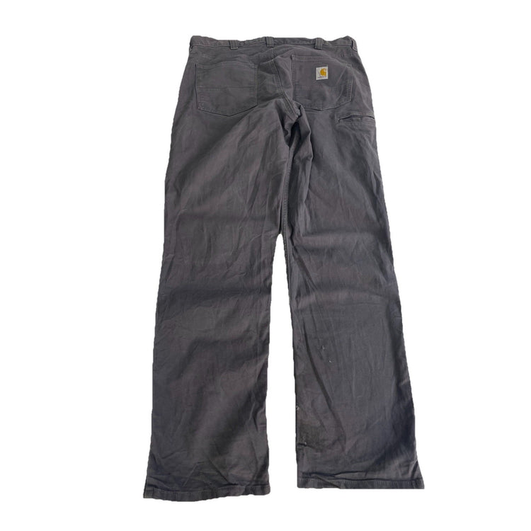 Mens Carhartt Gray Relaxed Fit Cargo Pants Size 36x34