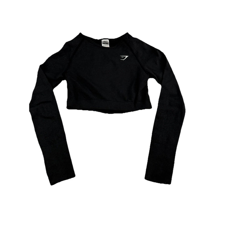 Womens Gymshark Seamless Cropped Long Sleeve Size M