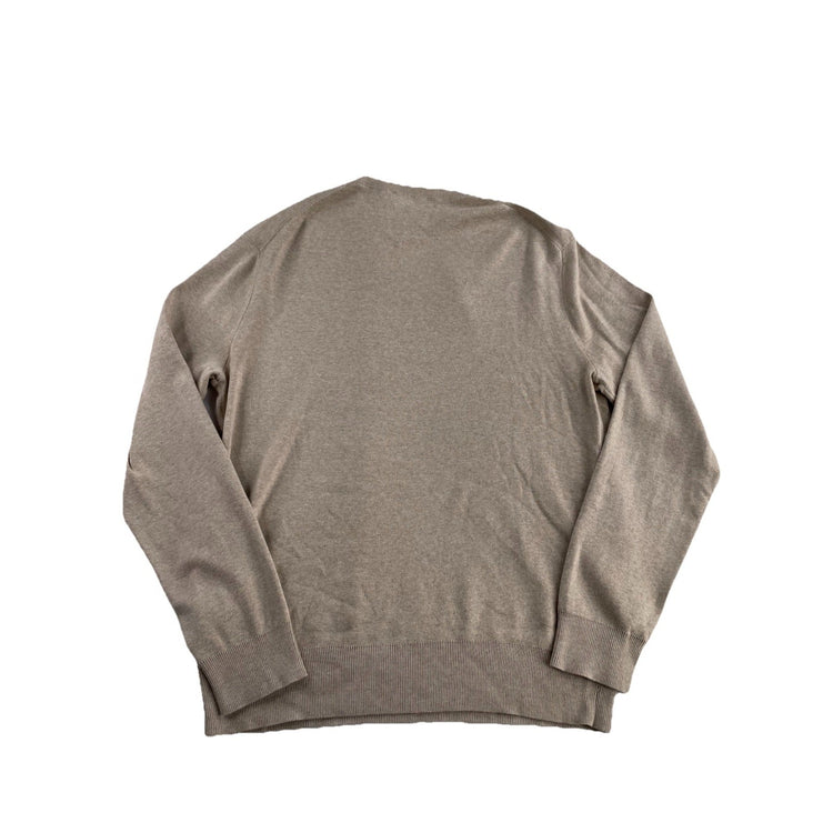 Mens Polo Ralph Lauren Size Medium Tan V Neck Sweater