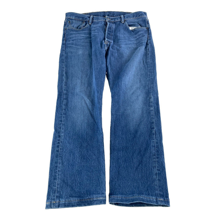 Mens Levis 501 Blue Denim Jeans Size 38
