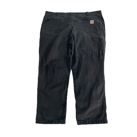Mens Carhartt Black Relaxed Fit Jeans Size 46X30