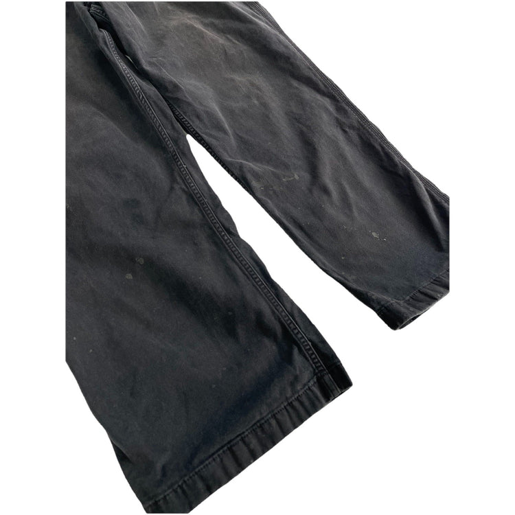Mens Carhartt Black Relaxed Fit Jeans Size 46X30