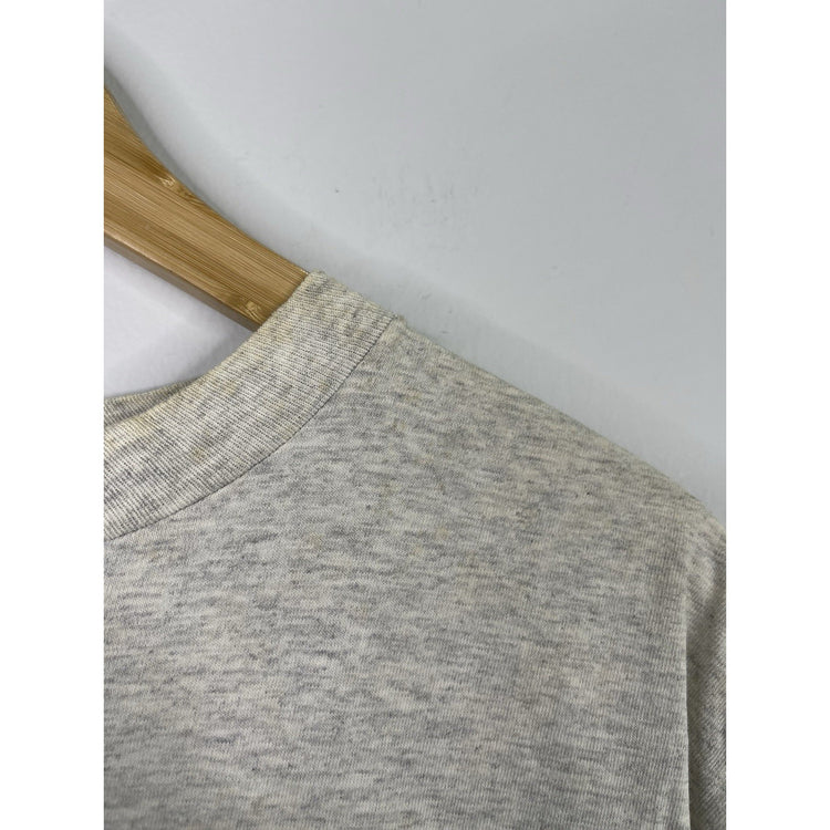 Vintage 90s Mens Native American Grey T-shirt Single Stitch Size Large
