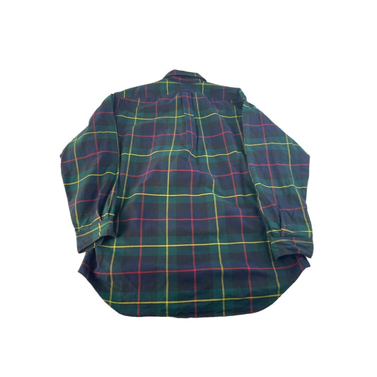 Men Vintage Ralph Lauren Blake Plaid Button Down Shirt Multicolor L