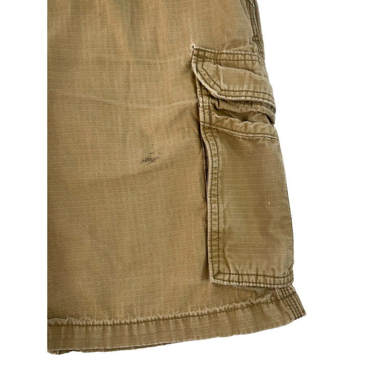 Mens Carhartt Khaki Relaxed Fit Cargo Shorts Size 38