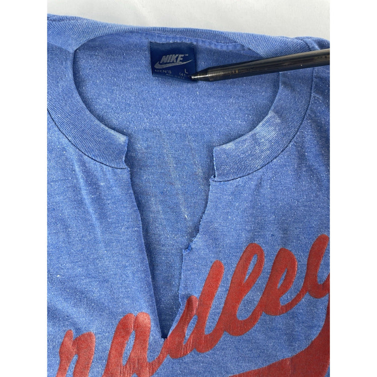 Mens Nike Bradley Basketball MVC Blue T Shirt Size Large