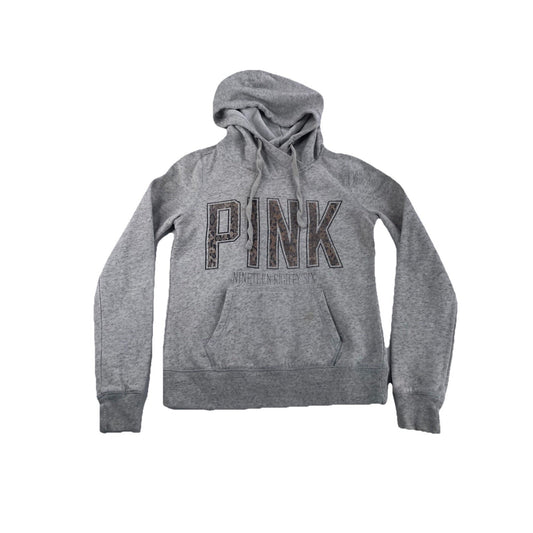 Womens Victoria’s Secret PINK Grey Hoodie Size XS