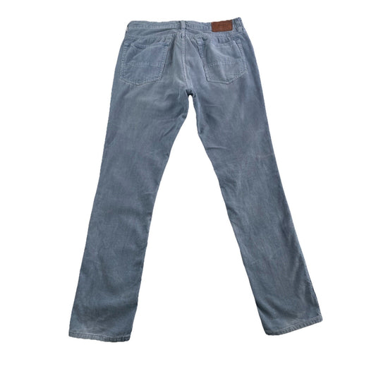 Mens Ralph Lauren Size 34X32 Blue Corduroy Pants