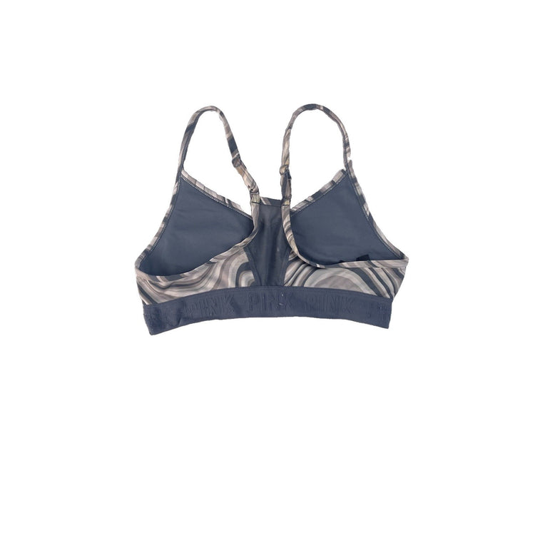 Women’s PINK Active Gray & White Sports Bra Size XS