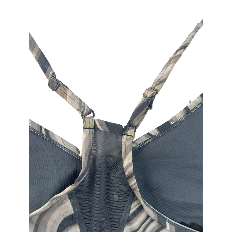 Women’s PINK Active Gray & White Sports Bra Size XS