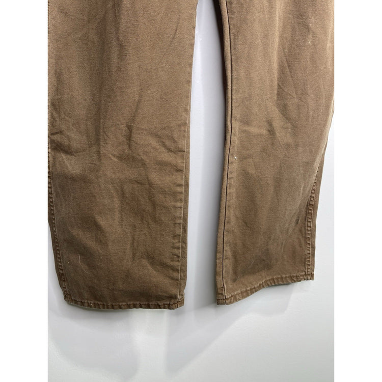 Brown Dickies Men Pants Sz42x30