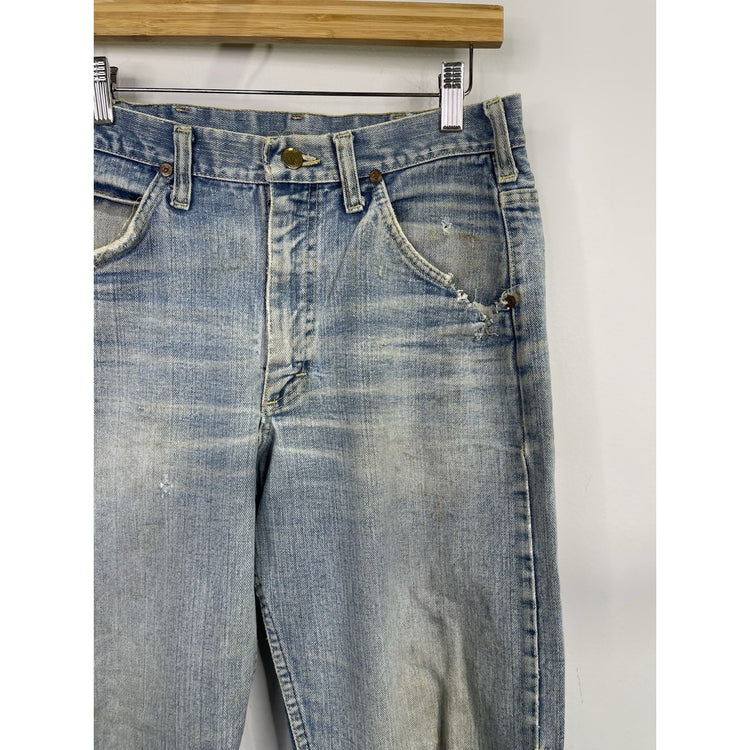 Vintage 1970’s Lee Rider Jeans Talon Zipper Sz 29x31