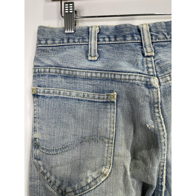 Vintage 1970’s Lee Rider Jeans Talon Zipper Sz 29x31