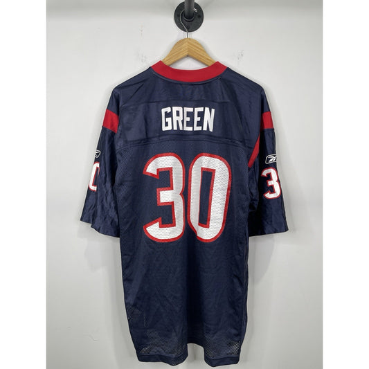 NWT Houston Texans Kenyon Green #30 Reebok NFL Equipment Jersey  Size Large