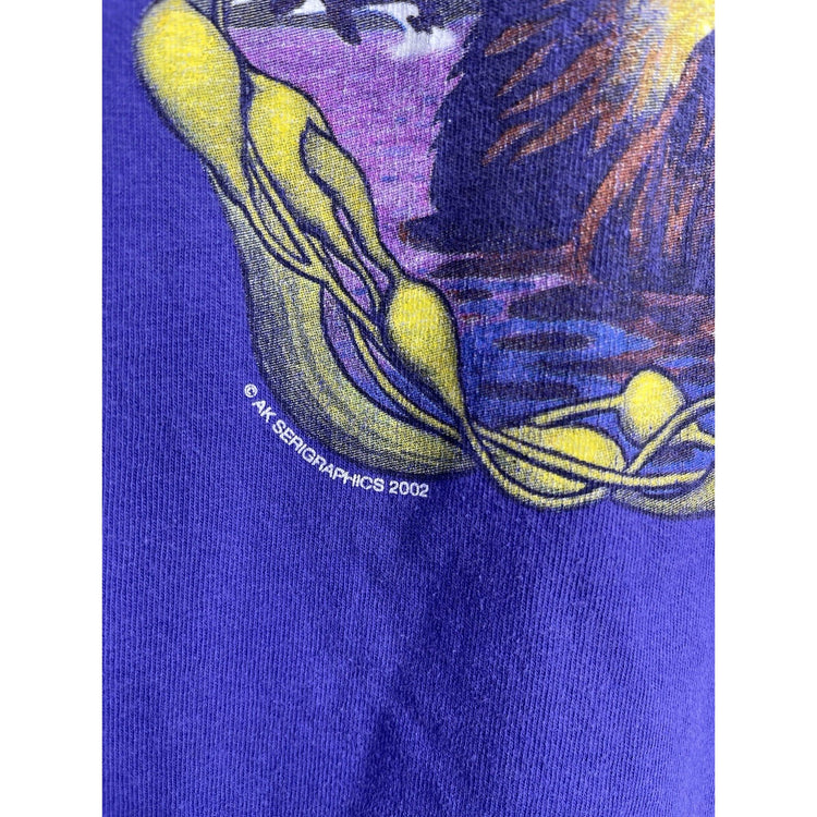 Men’s Vintage Purple Hairy Otter Parody Harry Potter Spoof Graphic T Shirt Sz L