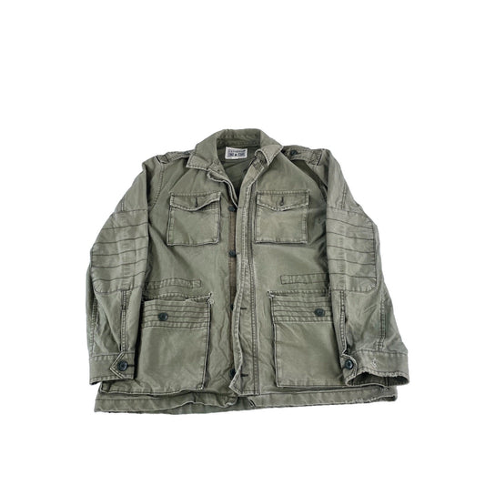 Mens Vintage Converse One Star Military Style Utility Field Jacket Size Medium