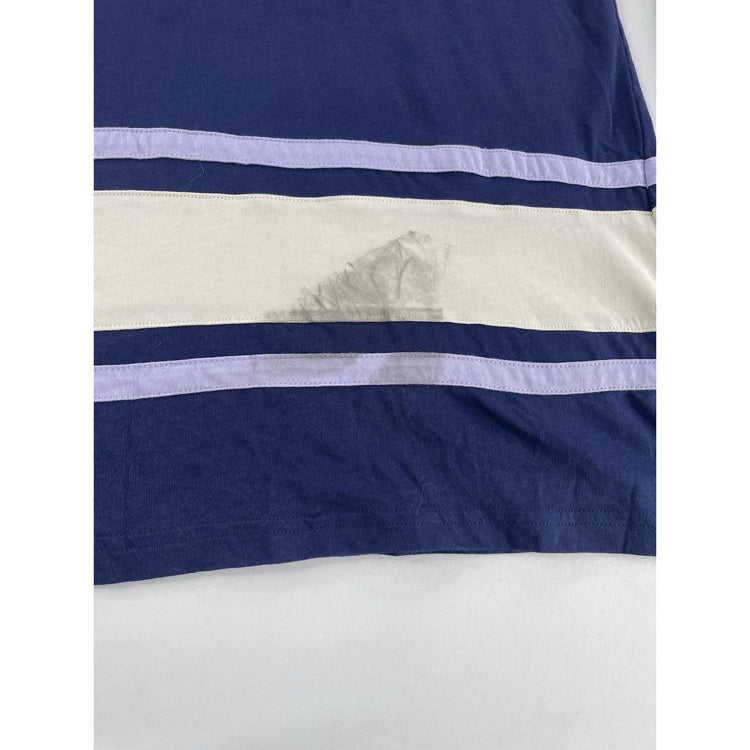 Womens Victoria’s Secret PINK Navy Blue ‘Goal!’ Hockey Shirt Size Large