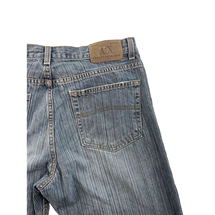 Men's A|X Armani Exchange "Easy Fit" J65 Blue Jeans Size 33x34