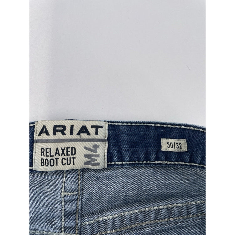 Men’s Ariat M4 Relaxed Bootcut Medium Wash Jeans Size 30x32