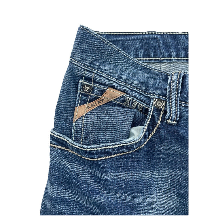 Men’s Ariat M4 Relaxed Bootcut Medium Wash Jeans Size 30x32