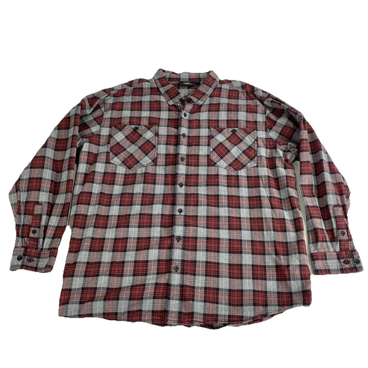 Mens Harley Davidson Multicolor Longsleeve Plaid Flannel Shirt Size 4XL