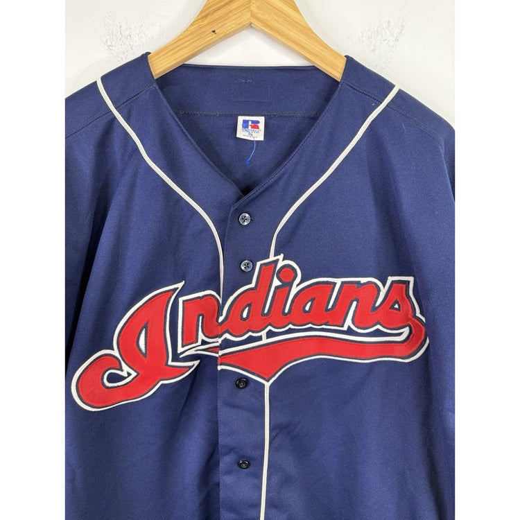 Vintage Cleveland Indians Jersey Made In Usa Size 52