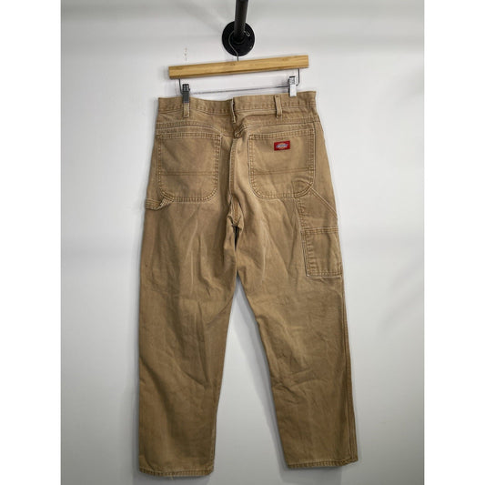 Mens Dickies Carpenter Workwear Brown Pants Sz 34