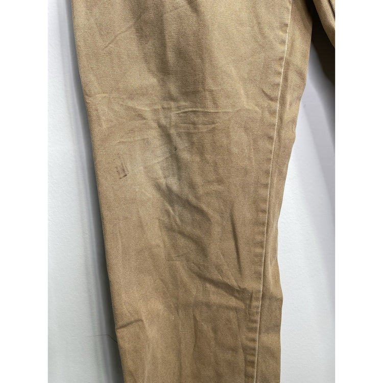 Mens Dickies Carpenter Workwear Brown Pants Sz 34