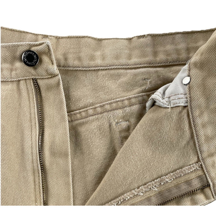 Men’s Wrangler Rugged Wear Tan Relaxed Loose/Baggy Khaki-Jeans Size 40x32