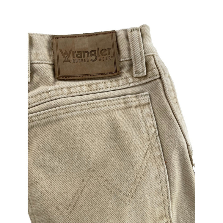 Men’s Wrangler Rugged Wear Tan Relaxed Loose/Baggy Khaki-Jeans Size 40x32