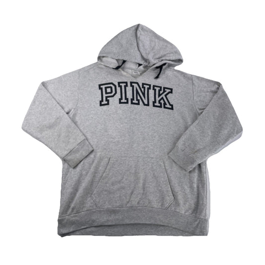 Womens Victoria Secret Light Gray Hoodies Size L/G