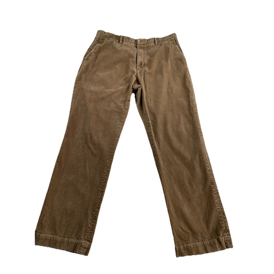 Mens Polo Ralph Lauren Size 34X32 Tan Corduroy Pants