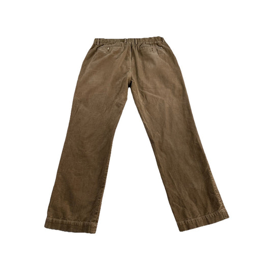 Mens Polo Ralph Lauren Size 34X32 Tan Corduroy Pants