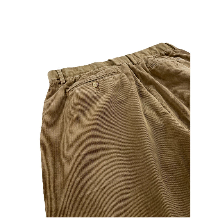 Mens Polo Ralph Lauren Size 34X32 Tan Corduroy Pants