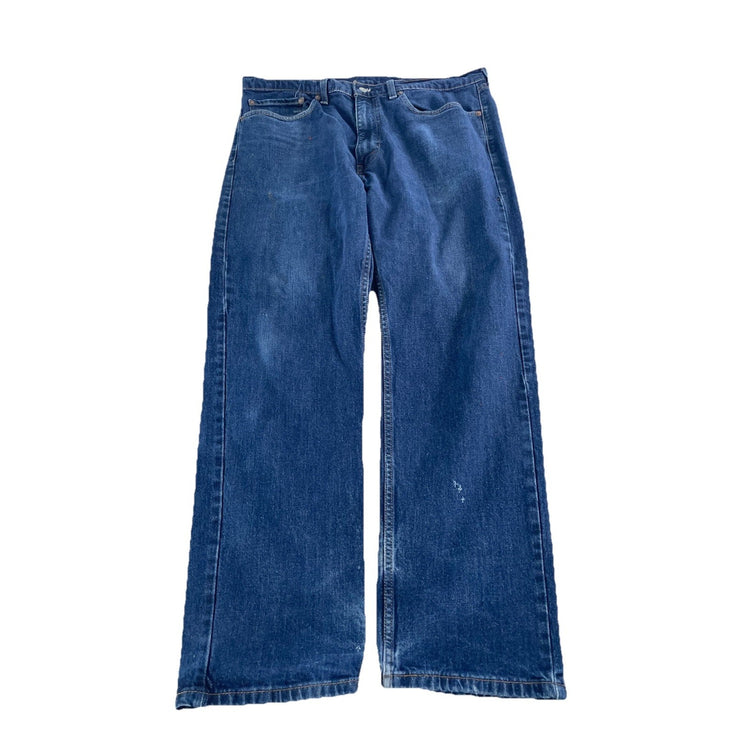 Mens Levis 505 Medium Wash Straight Fit Denim Jeans Size 36x30