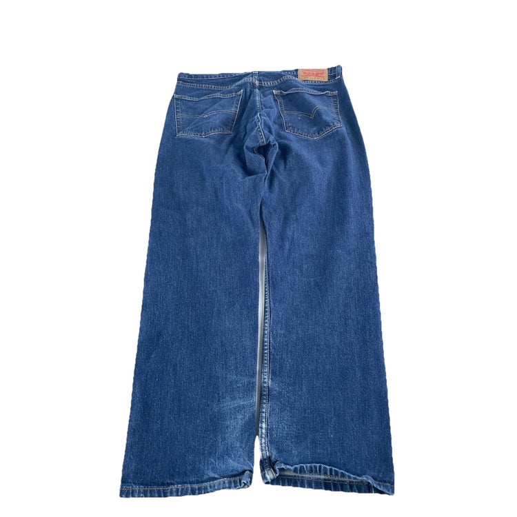 Mens Levis 505 Medium Wash Straight Fit Denim Jeans Size 36x30
