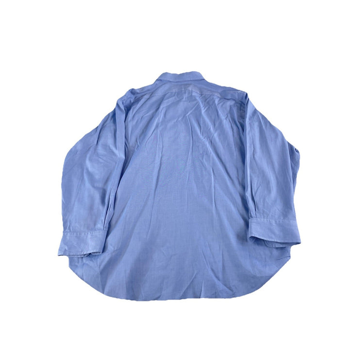 Men’s Polo Ralph Lauren Light Blue Andrew Classic Fit Button Down Size 17 34/35