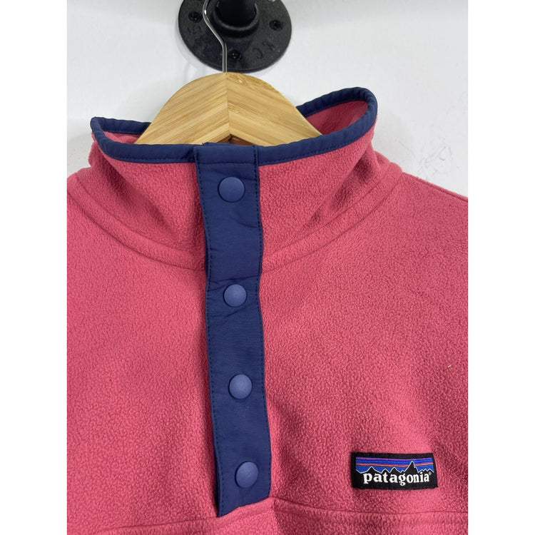 Women’s Patagonia Snap Button Up Fleece Jacket Sz XS