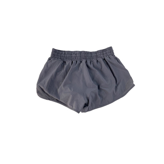 Women's Lululemon Athletica Grey Track That Mid-Rise Lined Shorts Size 6