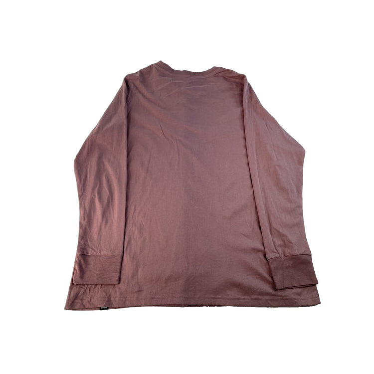 Women's Adidas Long-Sleeve Graphic Tee Dusty Rose/Mauve Size 1X