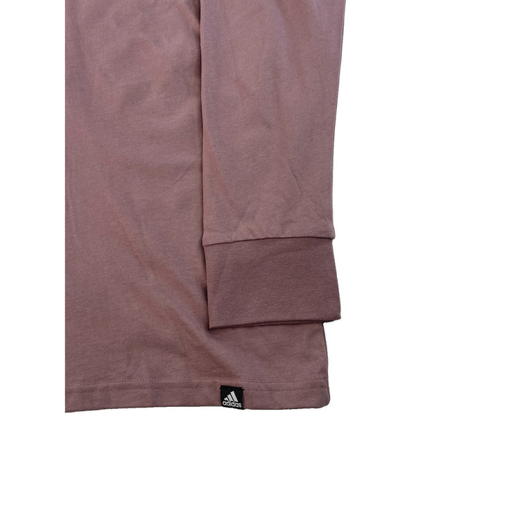 Women's Adidas Long-Sleeve Graphic Tee Dusty Rose/Mauve Size 1X