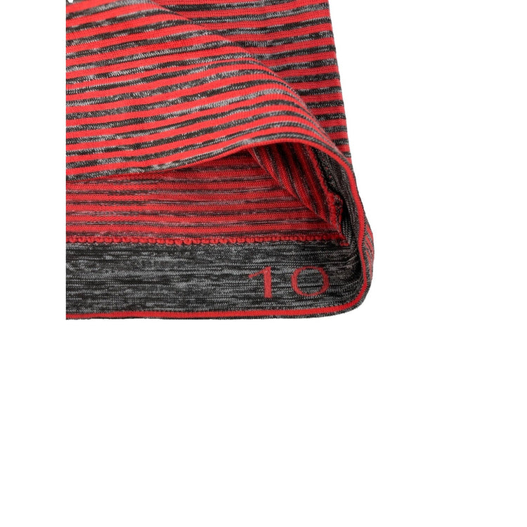 Women's Lululemon Athletica Red & Black Striped Long Sleeve Shirt Size 10