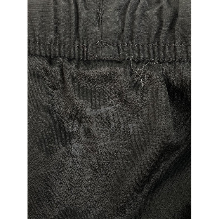 Women's Nike Dri-FIT Black Athletic Running Shorts with White Trim, Size S