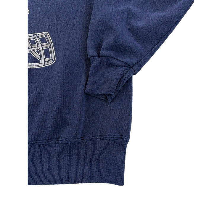 Men’s Vintage Hanes Activewear “ Dallas Cowboys “ Navy Blue Sweatshirt Size M