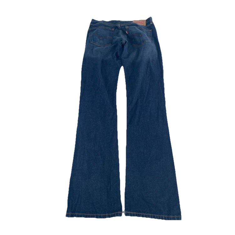 Womens Levis Slim Bootcut Medium-Dark Wash Blue Jeans Size 29x32