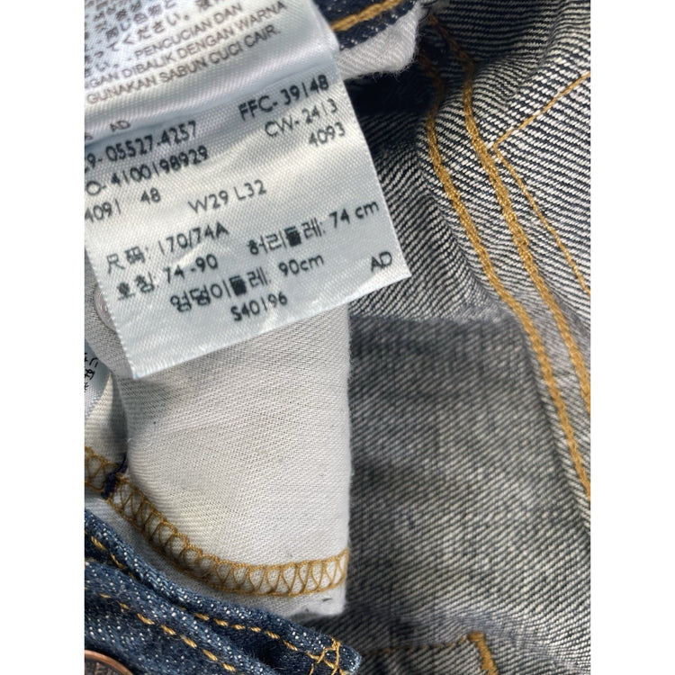 Womens Levis Slim Bootcut Medium-Dark Wash Blue Jeans Size 29x32
